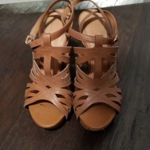 Guess platform strappy heels